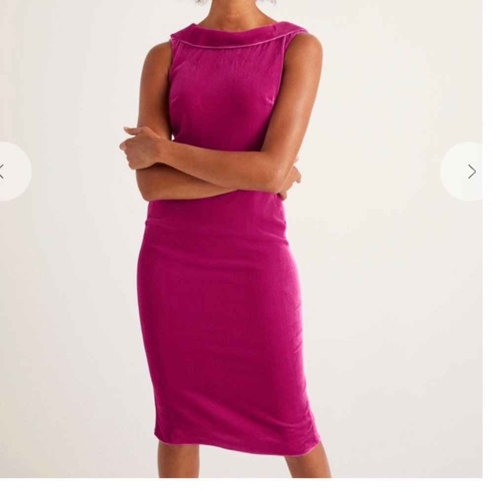 Boden NWT Velvet Martha dress sleeveless